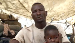 Displaced farmer Haider Anur (Nuba Reports)