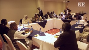 Delegates at the peace talks in Addis Ababa (Nuba Reports)