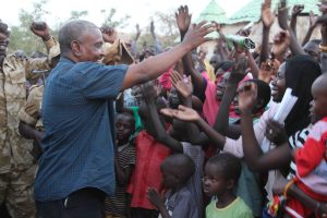 SPLM-N Chairman Yasir Arman in Kauda (Nuba Reports)